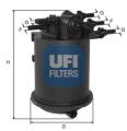 UFI Palivový filter 2408600