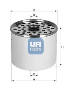 UFI Palivový filter 2436000