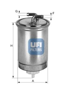 UFI Palivový filter 2436500