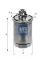 UFI Palivový filter 2436501