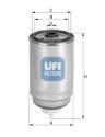 UFI Palivový filter 2440800