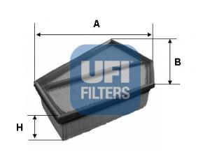 UFI Vzduchový filter 3034900
