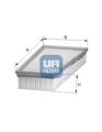UFI Vzduchový filter 3036900