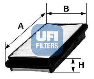UFI Vzduchový filter 3038000
