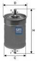 UFI Palivový filter 3150000