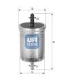 UFI Palivový filter 3151400
