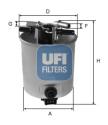 UFI Palivový filter 5539300
