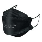 Respirátor FFP2 NR-DNA Medical BT-FLY čierny - 1 ks