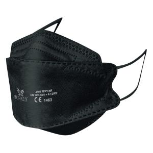 Respirátor FFP2 NR-DNA Medical BT-FLY čierny - 1 ks