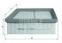 MAHLE ORIGINAL Vzduchový filter LX2633