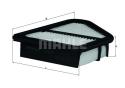 MAHLE ORIGINAL Vzduchový filter LX2647