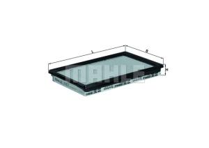 MAHLE ORIGINAL Vzduchový filter LX307