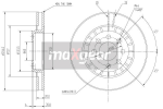 MAXGEAR Brzdový kotúč 190741
