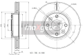 MAXGEAR Brzdový kotúč 190954