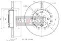 MAXGEAR Brzdový kotúč 190954