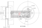 MAXGEAR Brzdový kotúč 190965