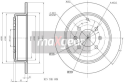 MAXGEAR Brzdový kotúč 190989