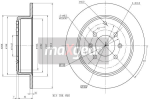 MAXGEAR Brzdový kotúč 190989