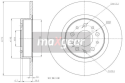 MAXGEAR Brzdový kotúč 190992