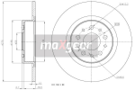 MAXGEAR Brzdový kotúč 190992