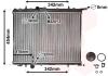 VAN WEZEL Chladič motora 40002189