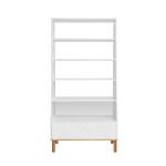 BELLAMY Toteme Cube knižnica, biela/drevo