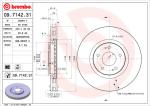 BREMBO Brzdový kotúč 09714231