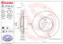 BREMBO Brzdový kotúč 09714231