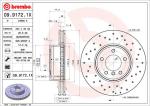 BREMBO Brzdový kotúč 0991721X