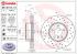 BREMBO Brzdový kotúč 0991721X