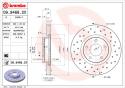 BREMBO Brzdový kotúč 0994682X