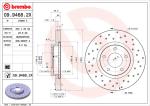 BREMBO Brzdový kotúč 0994682X
