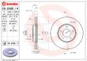 BREMBO Brzdový kotúč 09958911