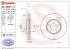 BREMBO Brzdový kotúč 09958911