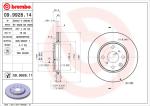BREMBO Brzdový kotúč 09992811