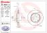 BREMBO Brzdový kotúč 09992811