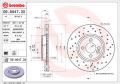 BREMBO Brzdový kotúč 09A0473X
