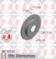 ZIMMERMANN Brzdový kotúč 285351120