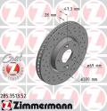 ZIMMERMANN Brzdový kotúč 285351352
