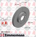 ZIMMERMANN Brzdový kotúč 285351820