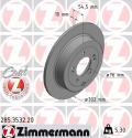 ZIMMERMANN Brzdový kotúč 285353220