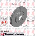 ZIMMERMANN Brzdový kotúč 290226020