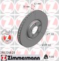 ZIMMERMANN Brzdový kotúč 290226820