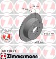 ZIMMERMANN Brzdový kotúč 320380420