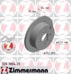 ZIMMERMANN Brzdový kotúč 320380420