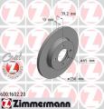 ZIMMERMANN Brzdový kotúč 600160220