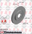 ZIMMERMANN Brzdový kotúč 600160620