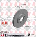 ZIMMERMANN Brzdový kotúč 600320820