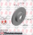 ZIMMERMANN Brzdový kotúč 600321120