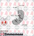 ZIMMERMANN Brzdový kotúč 600321920